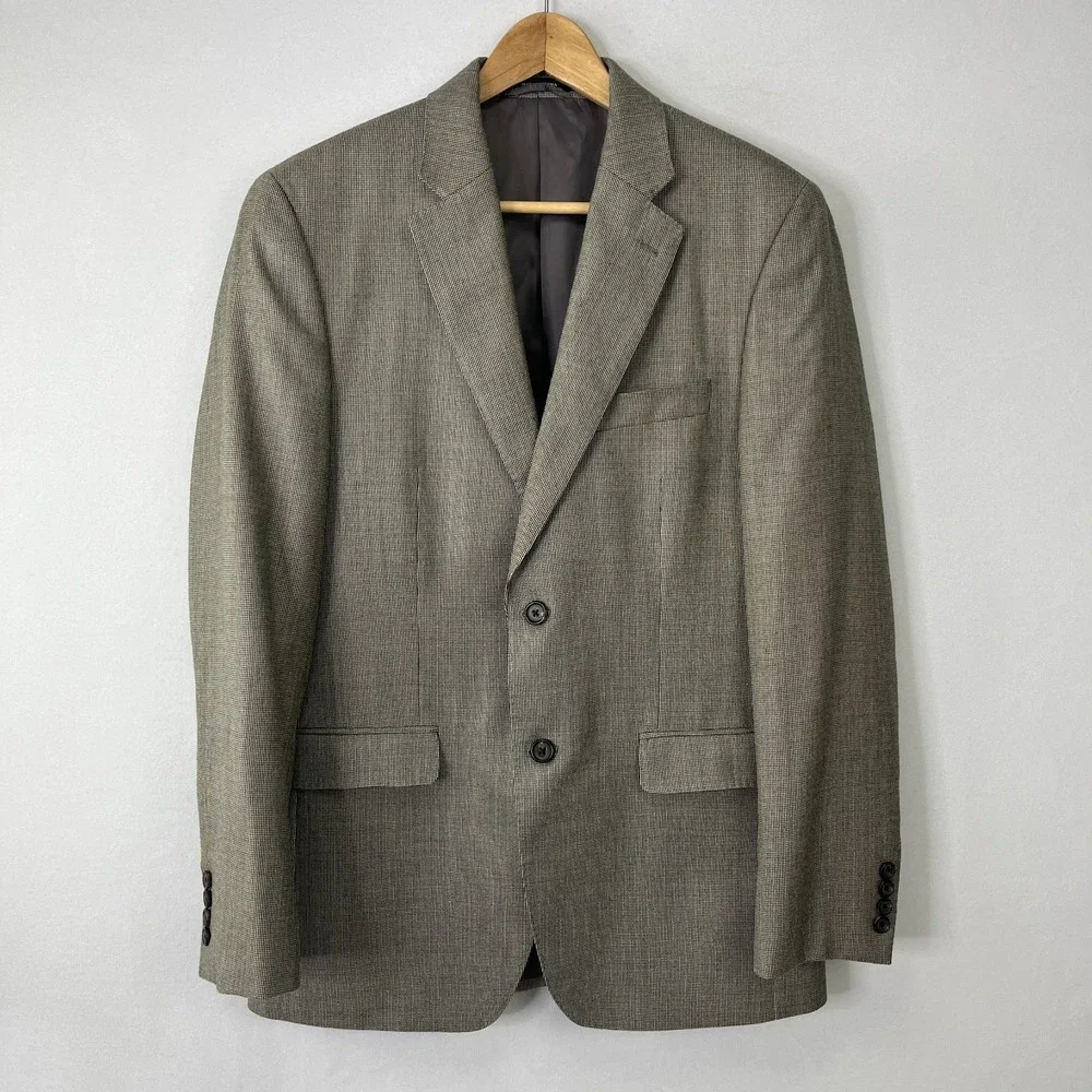 Ralph Lauren LRL Black Label Blazer 38R Slim Fit Silk Wool Sport Coat Gray